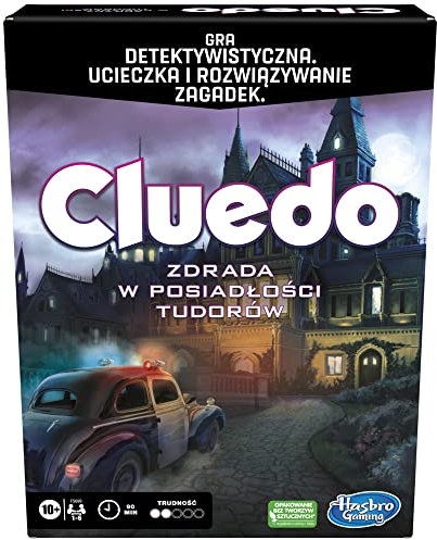 Hasbro Gaming Cluedo Verrat auf Tudors, Detektivspiel mit Flucht und Rätseln, Detektivspiel für Spieler ab 10 Jahren, für 1 bis 6 Spieler
