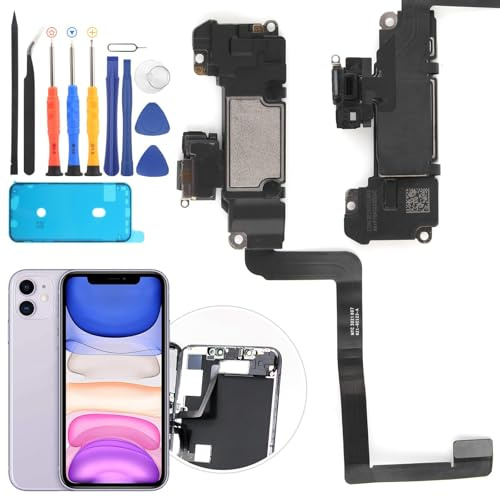 RongZy Altavoz/Ear Speaker para iPhone 11 Auricular Compatible con iPhone 11 Herramientas