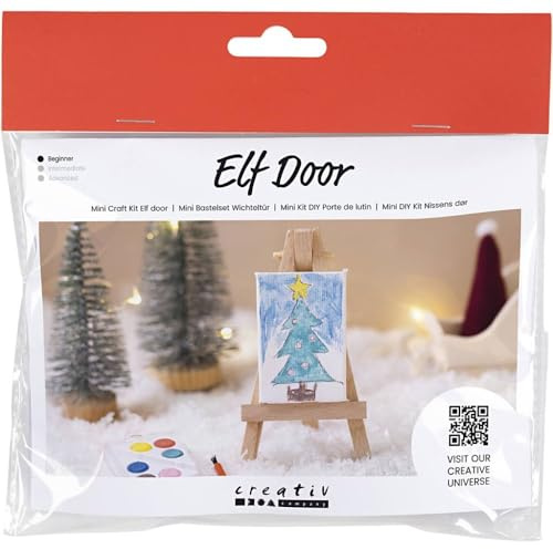 Malerei, Mini-Kreativ-Set für Wichteltüre