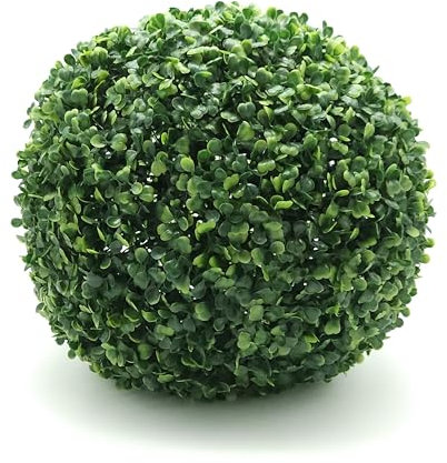 Tecnokit Künstliche Buchsbaumkugel für innen und außen, für runde Vasen, Größe 50 cm, Kunstpflanze, Buxus-Pflanze, robust, grün (Ø 50 cm)