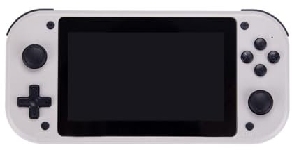 NULA M17 - Consola de juegos de mano retro, con 64 G 19000 + juegos clásicos, 4,3 pulgadas, emulador de vídeo, consola de videoconsola, sistema Linux para niños y adultos, color plateado