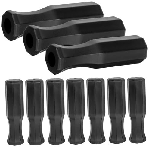 KICHOUSE 10 Stück Ergonomische Tischfußballgriffe Austauschbare Achteckige Kunststoffgriffe Für Tischfußballzubehör rutschfest Und Leicht Zu Installieren Professioneller Ersatz Für