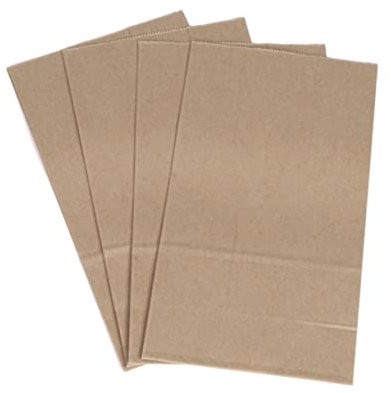 COLLBATH 100stücke Toastbeutel Aus Kraftpapier Lebensmittelverpackungen Bäckereitüten Papiertüten Für Snacks Fettresistent Ohne Schadstoffe Wiederverwendbar Tragbar