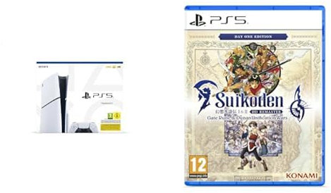 Playstation 5 Consola Estandar Modelo Slim & Suikoden 1 & 2 HD Remaster: Day