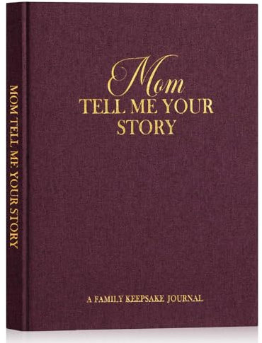 Lanpn Mama Erzähl Mir Deine Geschichte Buch Ausfüllen, Muttertag Geburtstag Geschenk 270+ Fragen Mutter von Deinem Leben Lebensgeschichte Erinnerungsbuch Mom Life Story Journal, Lila, Englisch