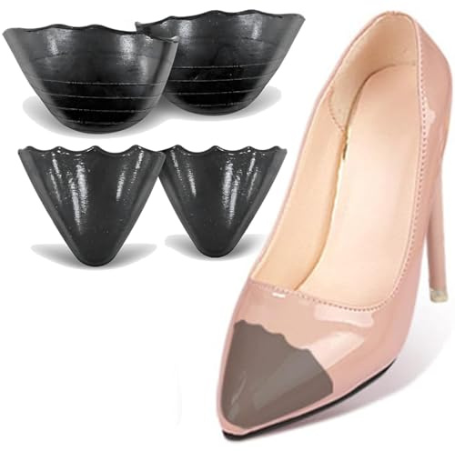JEYORZY 2 Paia Inserti per dita dei, Inserti Per Dita Dei Piedi Unisex, Per Alleviare Il Dolore Dei Piedi, Riempitivi Scarpe Regolabili Cuscini, per Evitare Che Le Scarpe Troppo Grandi (Nero)