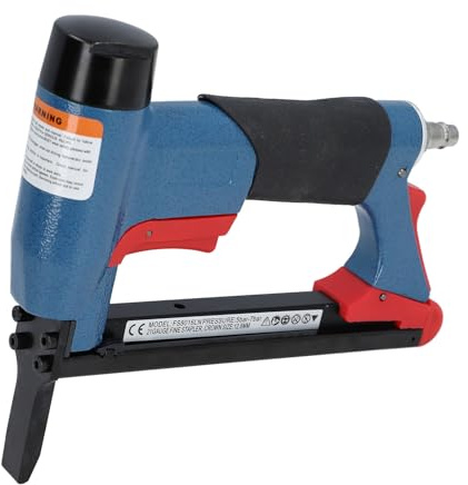 NDNCZDHC FS8016LN Nail Gun Air Compressor, 1/4 to 5 / 8in 140 Pieces Loading Capacity Air Powered Staple Gun