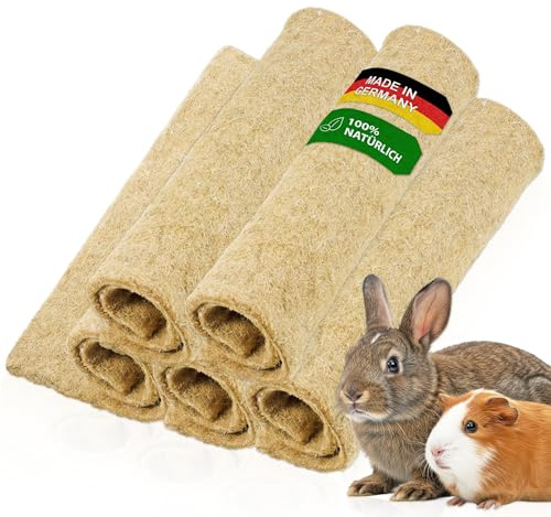 Rohrschneider Nagerteppich HANF, saugfähig, staubfrei (5er Set, 10mm)