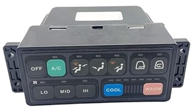 Condizionata Pannello Controllo Per Doosan Per Daewoo DH150 DH220 DH215 DH225 DH300-5 -7 Interruttore A Chiave Del Pannello Di Controllo Dell'aria Condizionata
