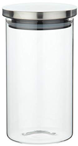 Chiswick Tea Co Glass Storage Jar 1100ml With Stainless Steel Air Tight Lid