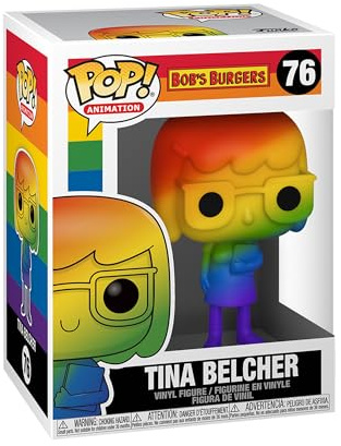 Funko POP! Animation: Pride - Tina Belcher - Rainbow - Bob's Burgers - Collectable Vinyl Figure - Gift Idea - Official Merchandise - Toys for Kids & Adults - TV Fans - Model Figure for Collectors