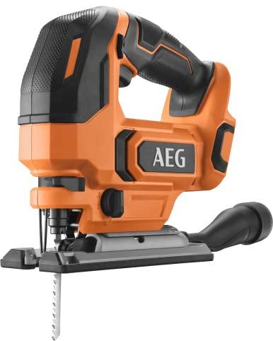 AEG BST18X2-0 Seghetto Alternativo con Motore a Spazzole 18V, con 3000 Corse al Minuto e Lunghezza di Corsa Pari a 25.4 mm, con 1 Lama Multi Materiale