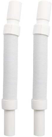 Tubo di Scarico Per Lavandino Flessibile da 2 Pezzi, Tubo di Scarico Per Lavandino Universale Per Lavabo Tubo di Scarico Espandibile Per Lavello del Bagno della Cucina