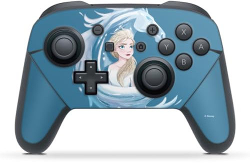 Skin kompatibel mit Nintendo Switch Pro Controller Folie Sticker Disney Princess Frozen ELSA Die Eiskönigin
