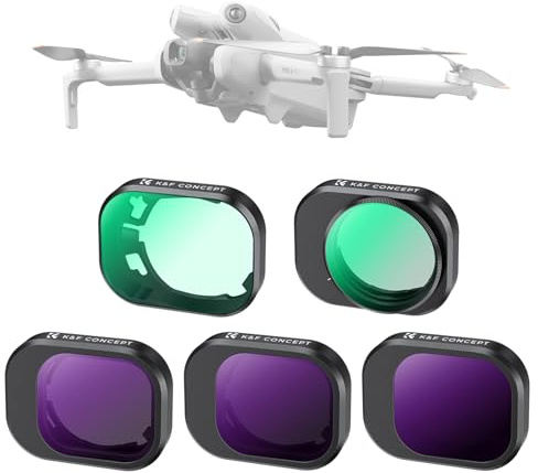 K&F Concept ND16 ND64 ND256 CPL UV Filters for DJI MINI 4 PRO, 28-Layer Coating Optical Glass Neutral Density Polarizer, 4-Pack