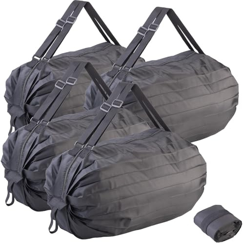 PEARL Freizeit-Reisetasche: 4er Set Leichte Falt-Reisetasche aus Polyester, 20 L, 50-cm-Tragegurt (zum Zusammenfalten, leichte Nylon)