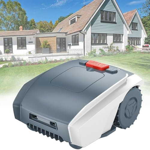 Automatic Robot Lawn Mower with Navigation - Mowing, Control, Multi-Zone Management, Self-Charging - Anti-Theft, Quiet - Perimeter Wire Robotic