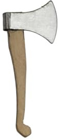 ZICOM Krippenzubehör Axt 4,5cm Holz, Metall – Realistische Miniatur-Axt für Krippen