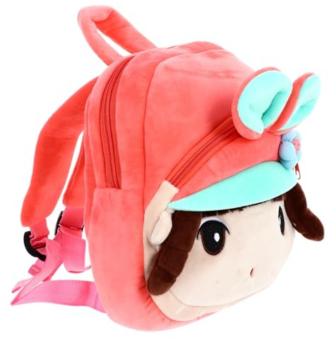 Holibanna Entzückende Schultertasche Für Junge Mädchen Plüsch-Cartoon-Rucksack Kindertasche Vielfarbige Plüschtasche Zum Sammeln Von Heften Und Stifttaschen