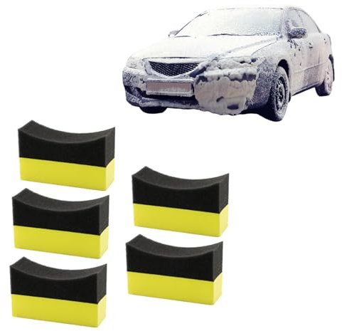 Sponge Di Lucidatura Per Pneumatici Polacchi Per Pneumatici Per Vasai E Pulizia Dei Cerchioni | Applicatore Lucido Per Per Pneumatici Per Auto, Sigillatura Protettiva, Protezione Per La Cura E Ve