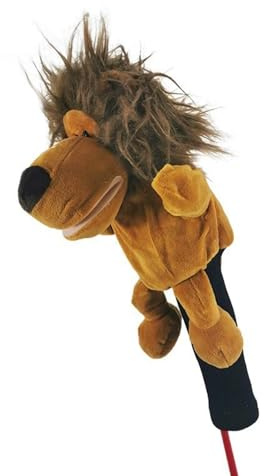 Golf Club Covers Funny Plush Animal Head Covers for Woods and Driver,Golf Club Gear Supplies Accessory for Women and Men