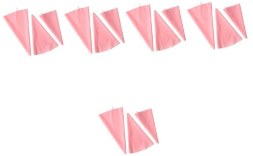 TOPBATHY 5 Juegos Kits De Mangas Pasteleras Reutilizables Bolsas De Papel Cajas De Panadería Galletas con Sello Accesorios para Hornear Pan Latas Cajas para Galletas Bolsas para 3 Piezas * 5