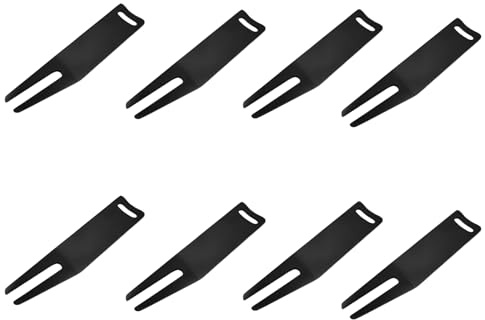 Golf-Pitchgabel-Werkzeug, Metall, Grün, Reparaturwerkzeug, Golfplätze, Markierung, Golf-Pitchgabel-Reparaturwerkzeug, Markierung, 8 Stück