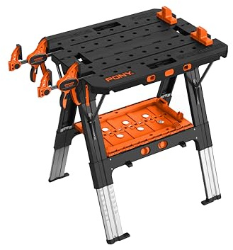 Pony Jorgensen 2-IN-1 Clamping Worktable and Sawhorse