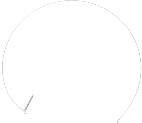 Veemoon 35cm Stainless Steel Spring Retaining Ring Washer Door Seal Gasket Clamp Replacement Repair Part for Front Load Washing Machine