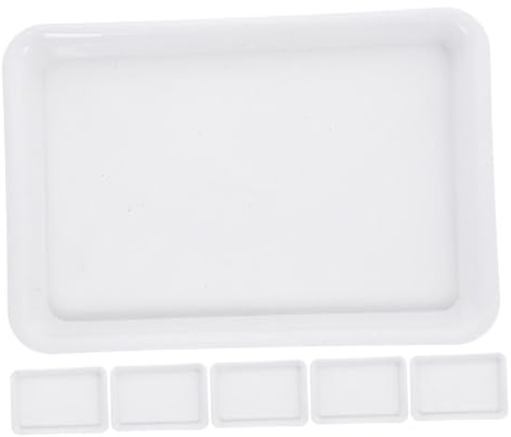 Abaodam 6pezzi Sottovaso in Plastica Pp per Piante Sottovasi per Vasi da Fiori Vassoi Raccogli-Acqua per Piante da Interno Contenitori Portavasi Riutilizzabili Vassoi per Vasi in Ceramica