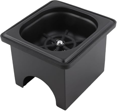 Xixian Rinser de Pichet de Lave-glace, Nettoyant en Verre en Acier Inoxydable pour le thé de Lait de café, Lavabo à Lavabo de Cuisine (Petit)