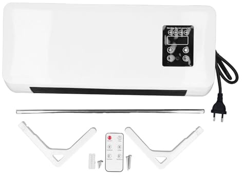 CHICIRIS Climatiseur Mural, écran Tactile Portable Réglable à 2 Modes avec Protection contre la Surchauffe, pour Bureau, Chambre à Coucher, Maison (Prise UE 250V)