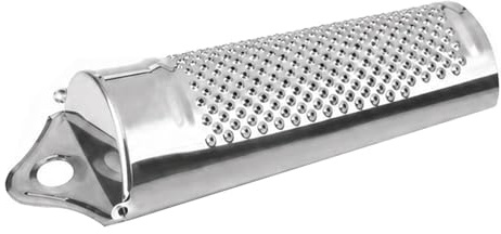 QIHAWN Stainless Steel Multi-Use Grater, Handheld for Ginger Garlic Zest | Stainless steel multi-use grater, peels grates slices, for ginger garlic lemon zest, ergonomic handle, compact storage