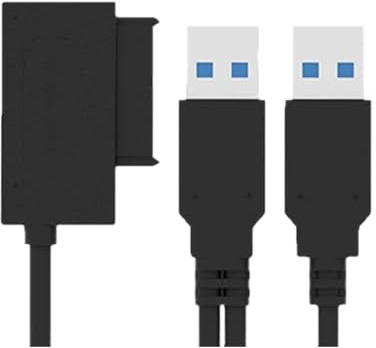 Tsophreniq Hard disk esterno 13Pin USB 2.0 Tipo C Cavo Adattatore 7+6Pin Connettore Trasmissione Dati per Laptop Laptop Cavo Duro Connettore