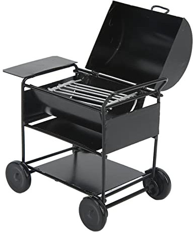 Parrilla De Barbacoa En Miniatura Para Casa De Mu?ecas 1/12, Mini Parrilla De Barbacoa De Hierro De Alta Resistencia, Modelo De Horno, Decoraci¨®n De Coche RC, Modelo De Carrito De Barbacoa