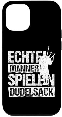 Hülle für iPhone 12/12 Pro Echte Männer Spielen Dudelsack | Dudelsackspieler Sackpfeife