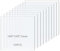 Taiyeestar 10 Pezzi Foglio Acrilico Trasparente da 1 mm, 10x10cm Lastre Acrilica Trasparente, Pannello Acrilica, Fogli di plastica，Fogli Acrilici Trasparenti per Display, Cornice, Pittura