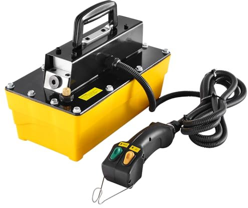 VEVOR Bomba Hidráulica Neumática de 10000 PSI Depósito de 2,3 L, Salida de Aceite NPT de 16,66 mm Entrada NPT de 13,7 mm, Bomba de Pedal Accionada por Aire para Máquinas de Reparación de Automóviles