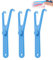 Supporto Per Filo Interdentale Riutilizzabile,Forcella Filo Interdentale Per La Pulizia Di Denti,Plettri per Filo Interdentale,Filo Interdentale Di Ricambio,Per Dente Pulizia Interdentale,3 pcs