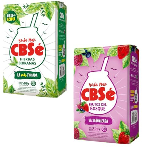 Pack de 2 Yerba Mate CBSe – Hierbas Serranas y Frutos del Bosque – 500 g c/u