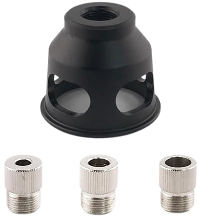 SZLIFE Kit de guide de perçage autocentrant 6/8/10 mm, perforateur vertical, de poche, de trous pour bois, avec douilles de perçage, Noir