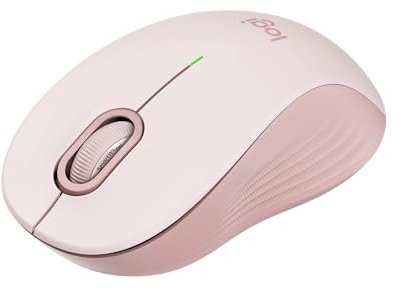 Logitech Signature M550 Souris sans Fil pour Petites et Moyennes Mains, Batterie de 2 Ans, clics Silencieux, Boutons latéraux Personnalisables, Bluetooth – Rose (Reconditionné)