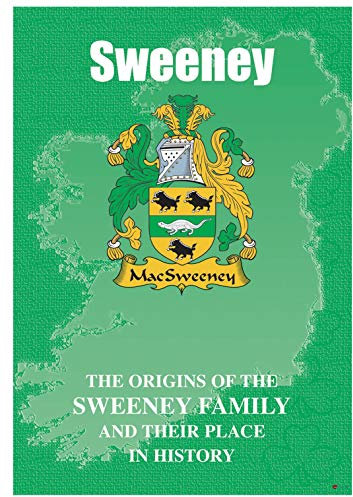 I LUV LTD Sweeney Irlandais Nom de Famille Livret D'histoire Couvrant L'origine de ce Nom Célèbre