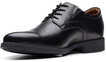 Clarks Men's Whiddon Derby, Black, 9 UK wide