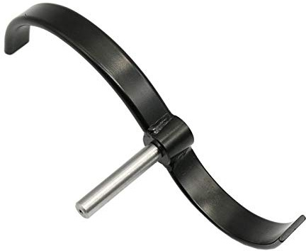 16MM Spezialform Drehwerkzeugauflage für Holzdrehmaschinen Holzbearbeitung Gebogenes Drehen (C)
