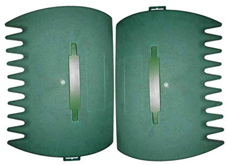 Leaves Grabber, 2pcs Handheld Hazelnut Leaf Scoop, Fast Lawn Remove Fallen Collection Garden and Yard Leaf Scoops Hand Rakes Used to Pick Up Leaves, Grass Clippings, Trash