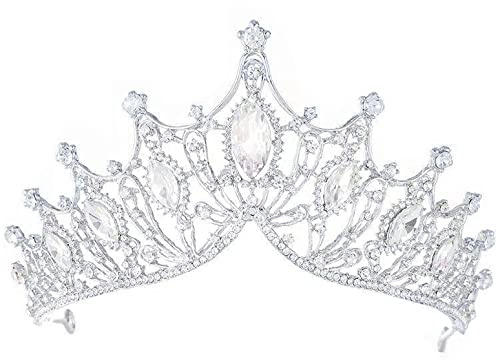 Prinzessin Diadem Hochzeit Tiara, gold Strass Königin Krone, Göttin, Königin, Weihnachtskostüm, Cosplay, für Prom, Festzüge, Party, Gold Kopfschmuck, Frauen
