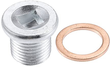 QUARKZMAN M16x1.5 Acciaio Motore Olio Scarico Tappo Vite con Guarnizione per Nissan