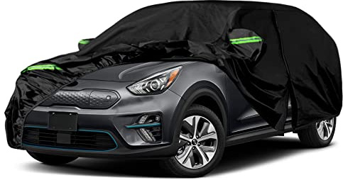 Autoabdeckung Wasserdicht für 2016-2022 Kia NIRO/E-NIRO/EV/HEV/PHEV | Vollgarage Autoplane Outdoor, Auto Ganzgarage Abdeckplane Winter Sommer Allwetter Abdeckung Regen Sonne Staub Schnee Schutz