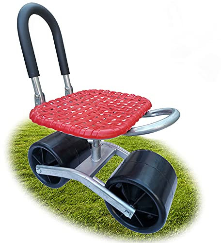 Roller für Pflanzen, Gartenwagen, Rollsitz, Rollstuhl, Rollstuhl, Gummireifen, Terrassentroller, Roller für Pflanzen, Rollstuhl